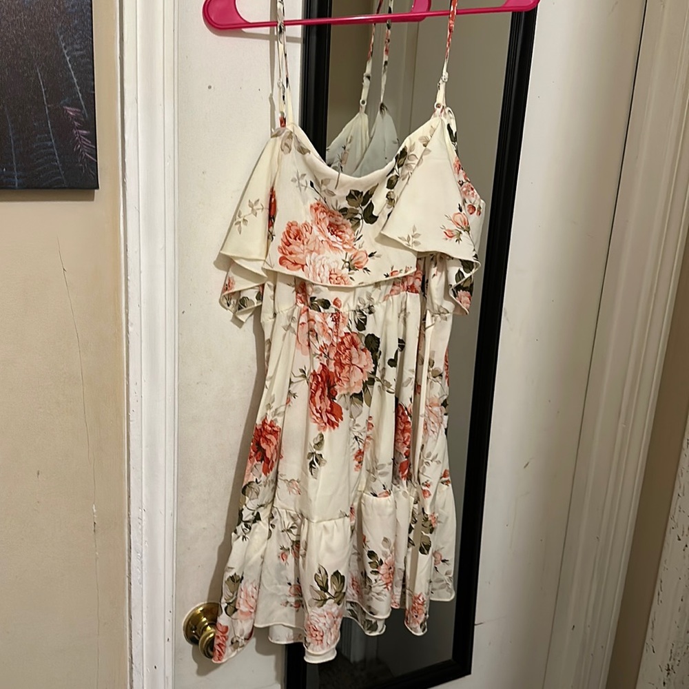 Floral dress in size large from shein